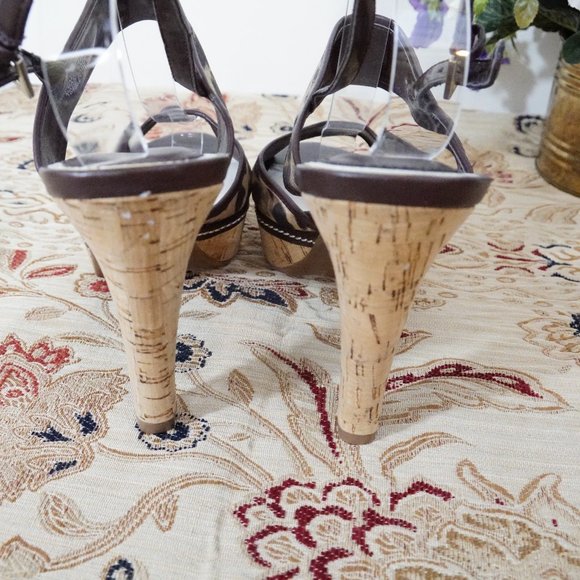 STUDIO PAOLO Ultra high Heel Leopard Print unworn - Picture 2 of 8